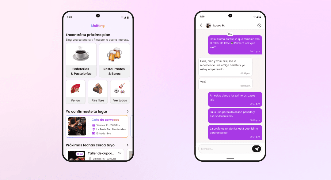 Meltting: Conexão e Eventos